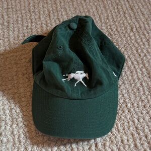 Keeneland Green Polo Cap with Embroidered Logo